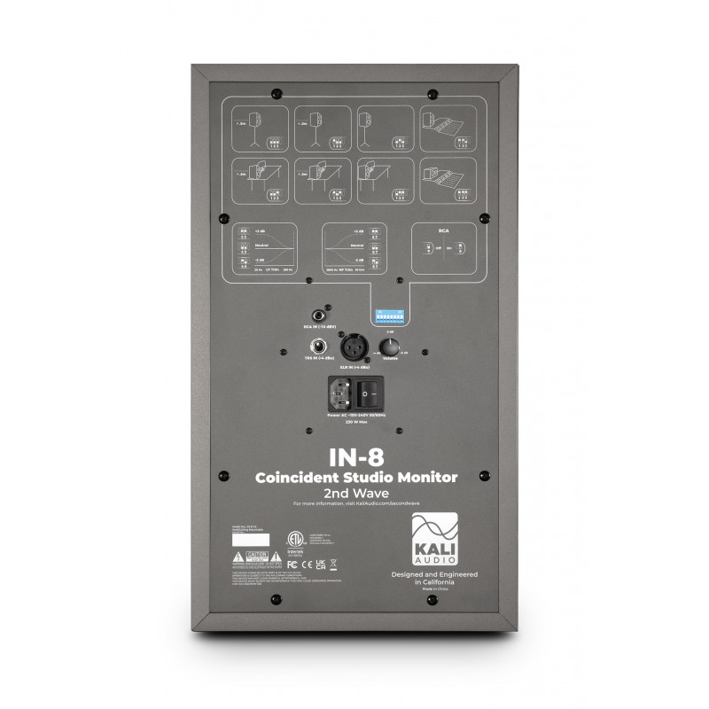 Kali Audio IN-8G V2 - Monitor odsłuchowy - 6 - Monitory studyjne - Kali Audio IN-8G V2 to trójdrożne, aktywne monitory studyjne 