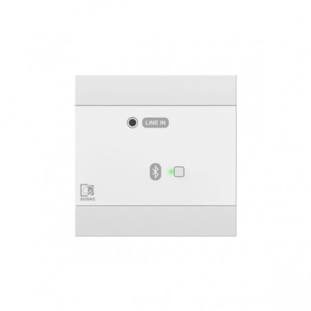 Audac NWP300/W - Panel ścienny 3,5 mm jack + BT (wersja biała)
