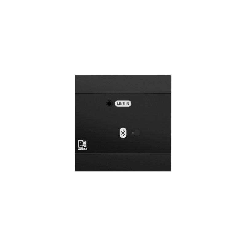Audac NWP300/B - Panel ścienny 3,5 mm jack + BT (wersja czarna)