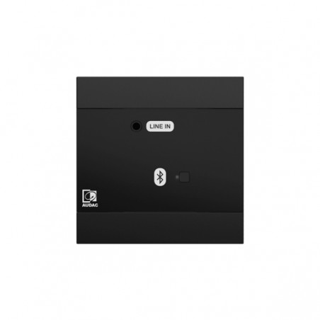 Audac NWP300/B - Panel ścienny 3,5 mm jack + BT (wersja czarna)