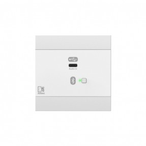 Audac NWP400/W - Panel ścienny USB C + BT (wersja biała)
