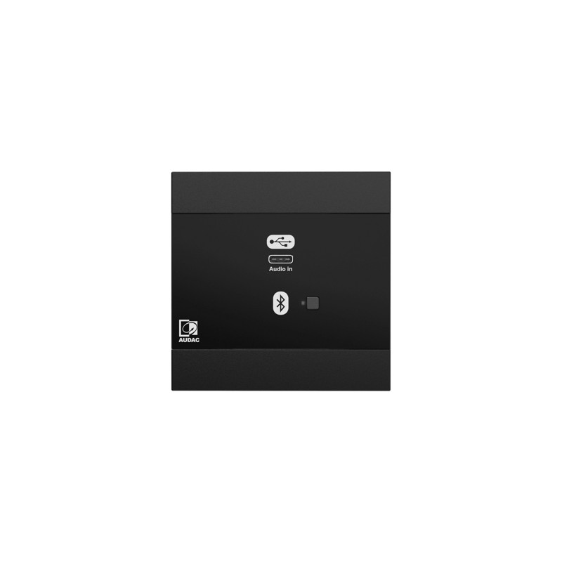 Audac NWP400/B - Panel ścienny USB C + BT (wersja czarna)