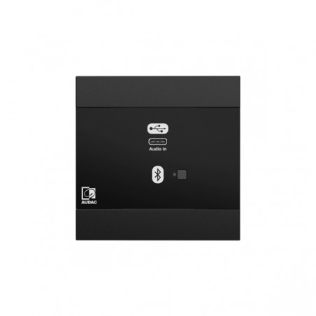 Audac NWP400/B - Panel ścienny USB C + BT (wersja czarna)