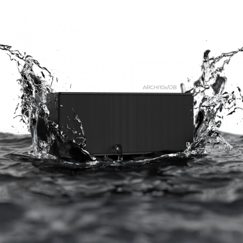 Audac ARCHI10X/OB - Subwoofer ultrakompaktowy zewnętrzny 10-calowy (wersja czarna)