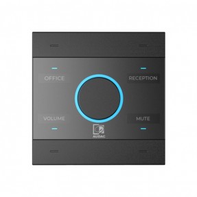 Audac NCP105/B - Uniwersalny panel sieciowy (wersja czarna)