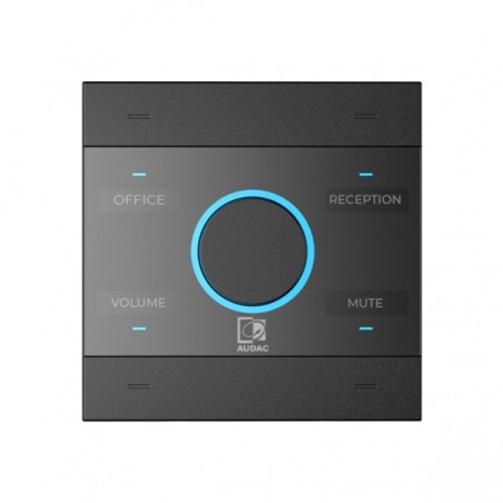 Audac NCP105/B - Uniwersalny panel sieciowy (wersja czarna)