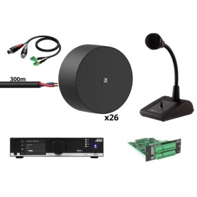 Audac Zestaw radiowęzła z dzwonkiem bezstresowym