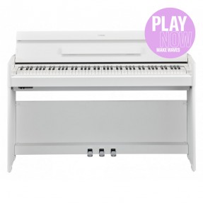 Yamaha YDP-S55 WH - pianino cyfrowe - 1 - Pianina cyfrowe - Yamaha YDP-S55WH to kompaktowy, 88-klawiszowy model pianina cyfroweg
