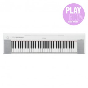 Yamaha NP-15 WH - stage piano - 1 - Pianina cyfrowe - Graj gdziekolwiek chcesz! Yamaha NP-15 WH to lekkie i kompaktowe pianino c