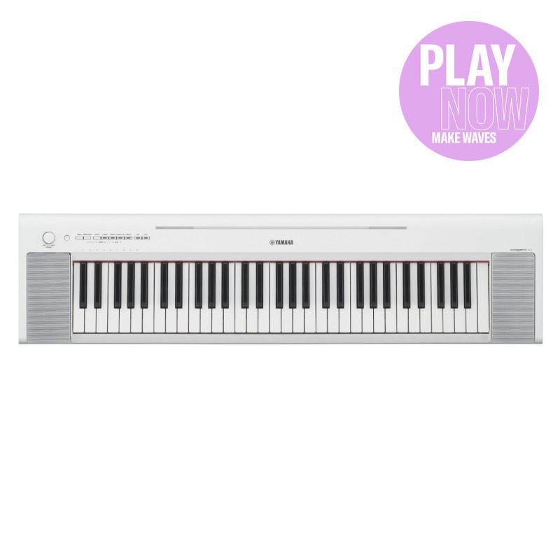 Yamaha NP-15 WH - stage piano - 1 - Pianina cyfrowe - Graj gdziekolwiek chcesz! Yamaha NP-15 WH to lekkie i kompaktowe pianino c