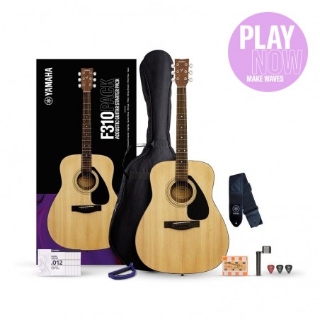 Yamaha F310PII NT - zestaw gitarowy - 1 - Gitary akustyczne - Wszystko, czego potrzebujesz, aby zacząć grać na gitarze, znajdzie