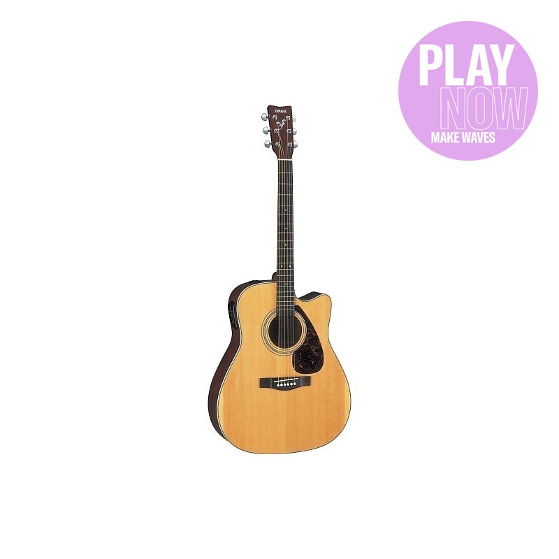 Yamaha FX370C NT - gitara elektroakustyczna - 1 - Gitary e-akustyczne - Model FX370C NT posiada płytę przednią wykonaną z drewna