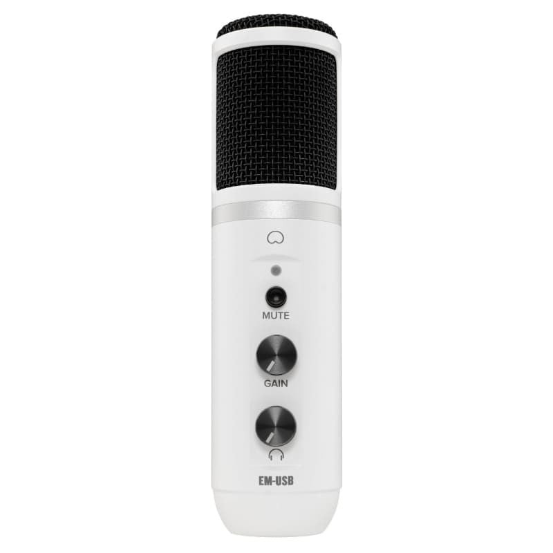Mackie EM-USB LTD White - Mikrofonu pojemnościowy USB-C Mackie EM-USB LTD White - Mikrofonu pojemnościowy USB-C