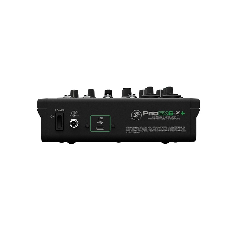 Mackie ProFX6v3+ - Mikser analogowy 6-kanałowy z USB i Bluetooth Mackie ProFX6v3+ - Mikser analogowy 6-kanałowy z USB i Bluetooth