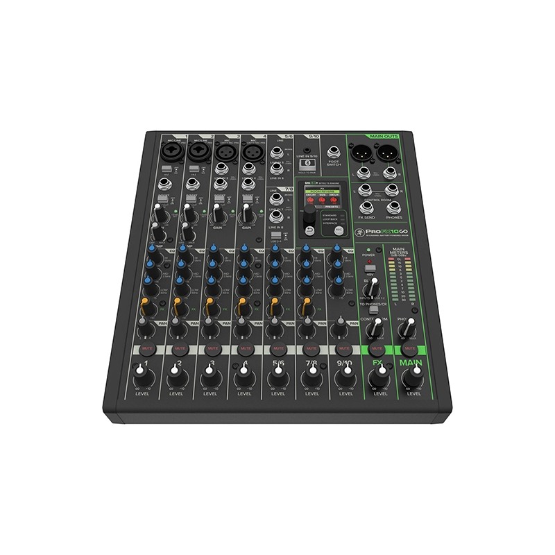 Mackie ProFX10 GO - Mikser analogowy 10-kanałowy Mackie ProFX10 GO - Mikser analogowy 10-kanałowy