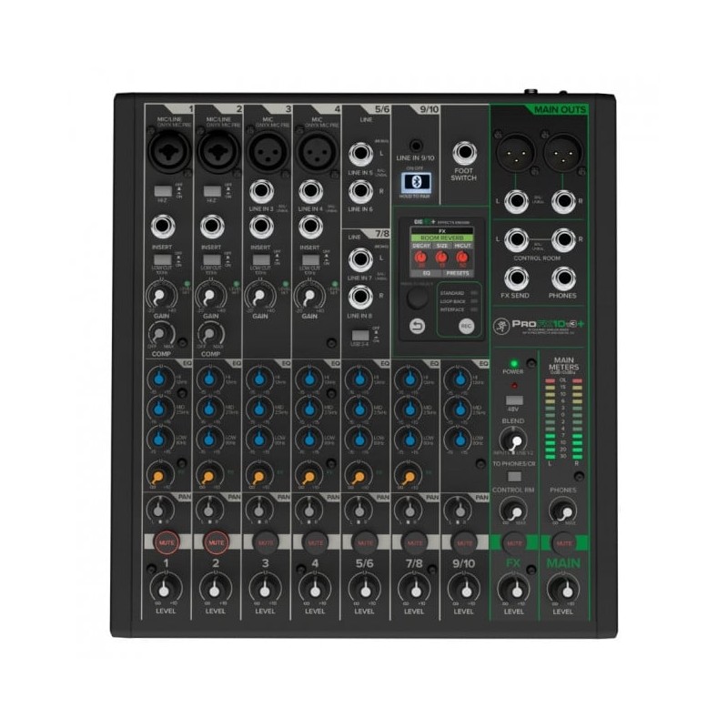 Mackie ProFX10v3+ - Mikser analogowy 10-kanałowy Mackie ProFX10v3+ - Mikser analogowy 10-kanałowy