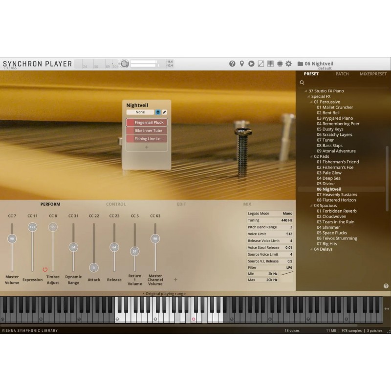 Vienna Symphonic Library Studio FX Piano (Standard Library) Instrument wirtualny VST - 2 - Instrumenty wirtualne - Vienna Sympho Vienna Symphonic Library Studio FX Piano (Standard Library) Instrument wirtualny VST - 2 - Instrumenty wirtualne - Vienna Sympho