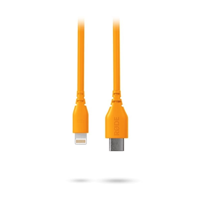 Rode SC21 Orange - Kabel USB-C - Lightning 0.3m Rode SC21 Orange - Kabel USB-C - Lightning 0.3m