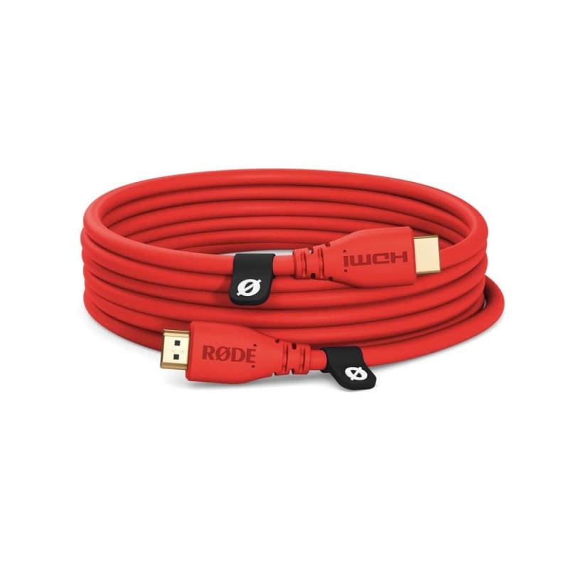 Rode HDMI CABLE 3 czerwony - Kabel HDMI 3m Rode HDMI CABLE 3 czerwony - Kabel HDMI 3m
