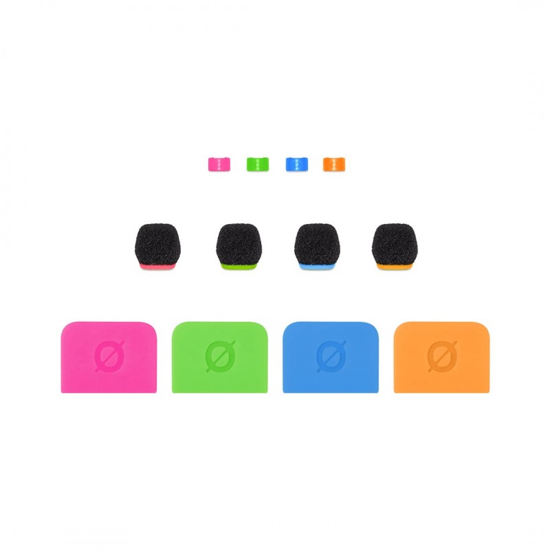 Rode COLORS 3 - Zestaw 4 kolorowych osłon przeciwwietrznych Rode COLORS 3 - Zestaw 4 kolorowych osłon przeciwwietrznych
