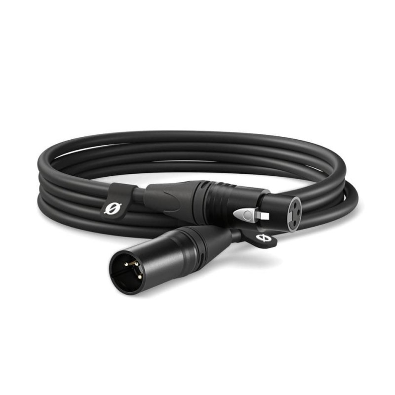 Rode XLR-CABLE 3 czarny - Kabel mikrofonowy 3m Rode XLR-CABLE 3 czarny - Kabel mikrofonowy 3m