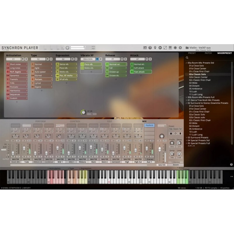 Vienna Symphonic Library Synchron Solo Violin 1 (Standard Library) Instrument wirtualny VST - 3 - Instrumenty wirtualne - Vienna