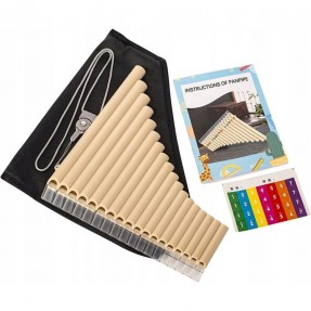 Ambra FP-18 Fletnia Pana Beżowa 18-tonowa - 1 - Dęte - Fletnia Pana FP-18 to instrument muzyczny, dobrze wykonany, estetyczny z