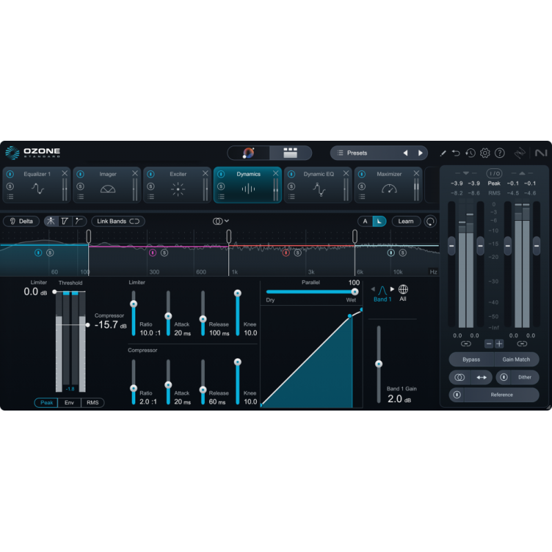 iZotope Ozone 12 Standard Wtyczka VST do masteringu - 4 - Efekty (wtyczki VST, VSTi, TDM, RTAS itp.)) - Stwórz doskonałe wrażeni iZotope Ozone 12 Standard Wtyczka VST do masteringu - 4 - Efekty (wtyczki VST, VSTi, TDM, RTAS itp.)) - Stwórz doskonałe wrażeni
