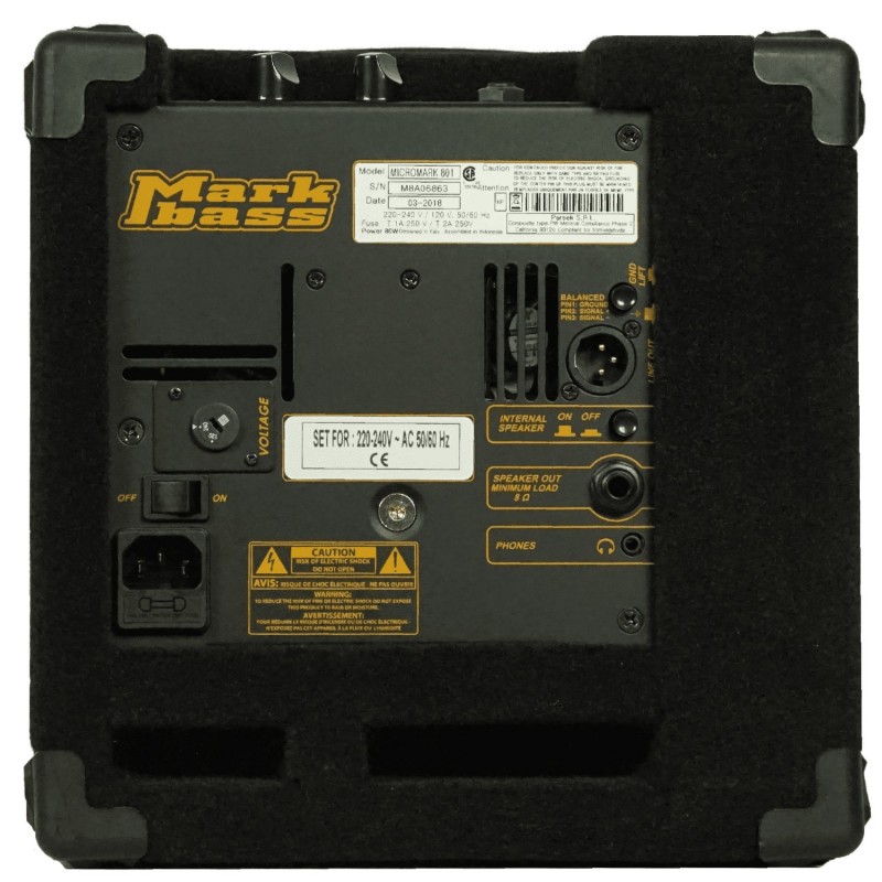 Markbass Micromark 801 - Combo basowe 1x8'' 60W
