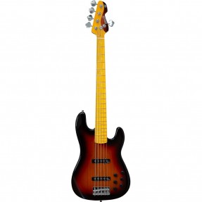 Markbass MB GV 5 Gloxy 3-Tone Sunburst CR MP - Gitara basowa
