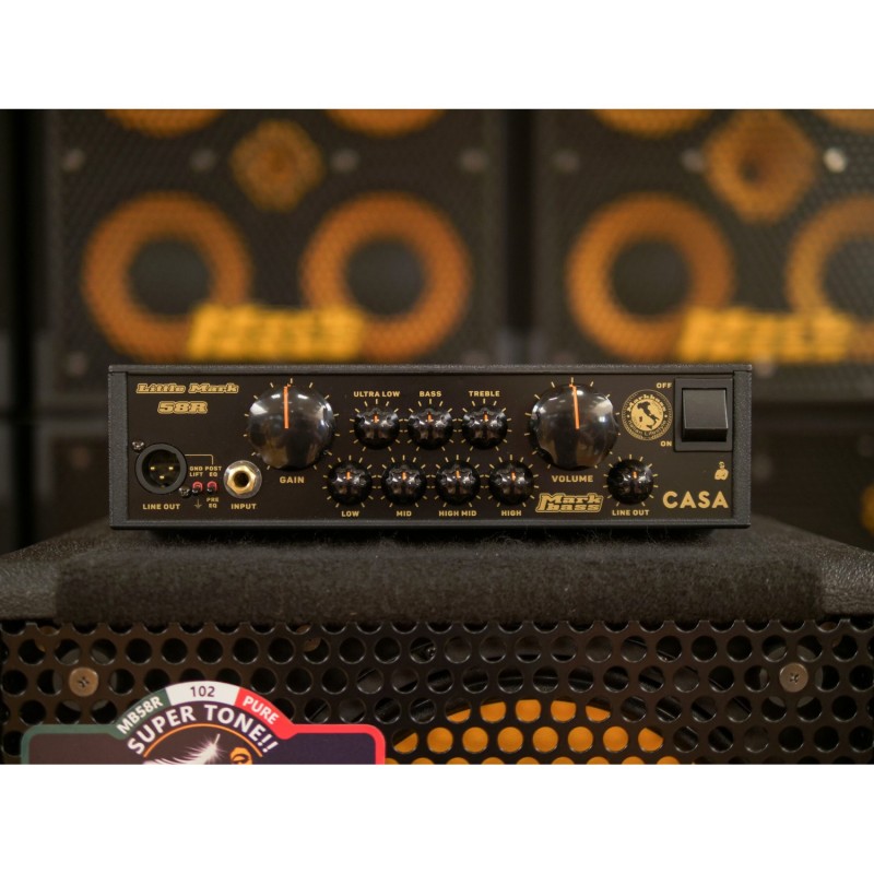 Markbass Little Mark Casa 58R - Głowa basowa 500W Markbass Little Mark Casa 58R - Głowa basowa 500W