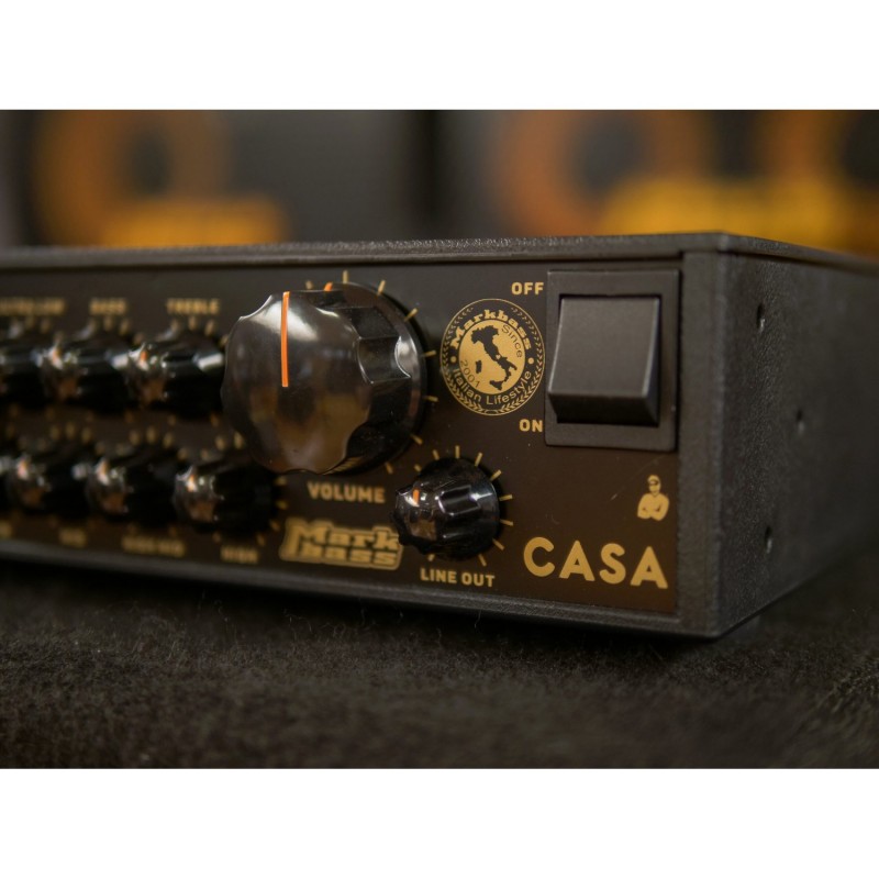 Markbass Little Mark Casa 58R - Głowa basowa 500W Markbass Little Mark Casa 58R - Głowa basowa 500W