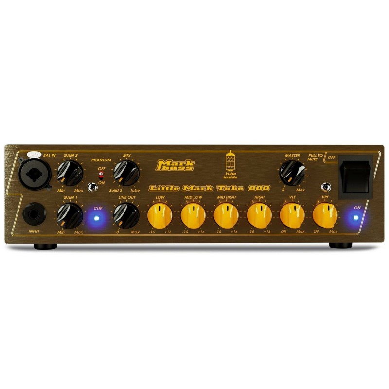 Markbass Little Mark Tube 800 - Głowa basowa 800W Markbass Little Mark Tube 800 - Głowa basowa 800W
