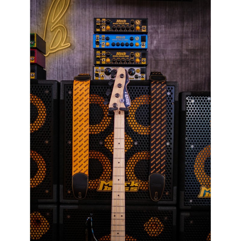 Markbass MB Strap Branded 5 Yellow - Pasek do basu