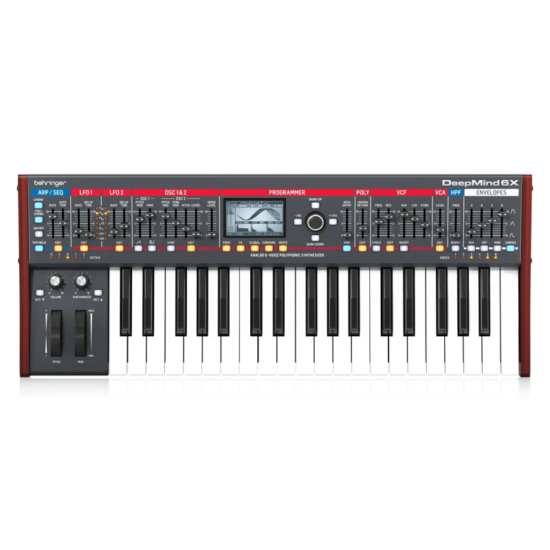 Behringer DEEPMIND 6X Syntezator analogowy - 1 - Syntezatory - Behringer DEEPMIND 6X Syntezator analogowy Behringer DEEPMIND 6X Syntezator analogowy - 1 - Syntezatory - Behringer DEEPMIND 6X Syntezator analogowy