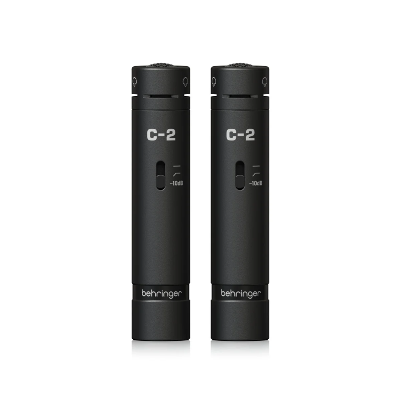 Behringer C-2 DARK EDITION Mikrofon pojemnościowy - para - 3 - Mikrofony studyjne - Behringer C-2 DARK EDITION Mikrofon pojemnoś