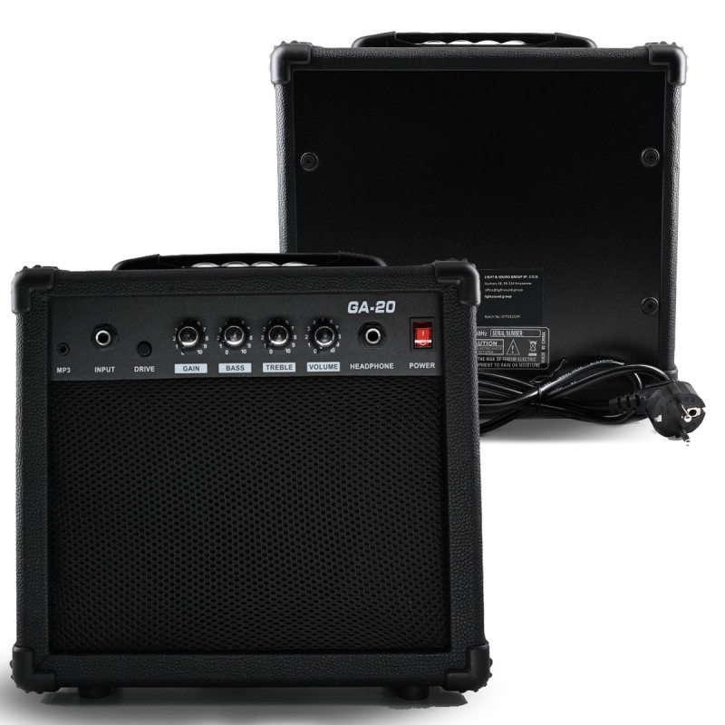 V-Tone EGA 39 MBK - Gitara elektryczna 4/4 Stratocaster zestaw V-Tone EGA 39 MBK - Gitara elektryczna 4/4 Stratocaster zestaw