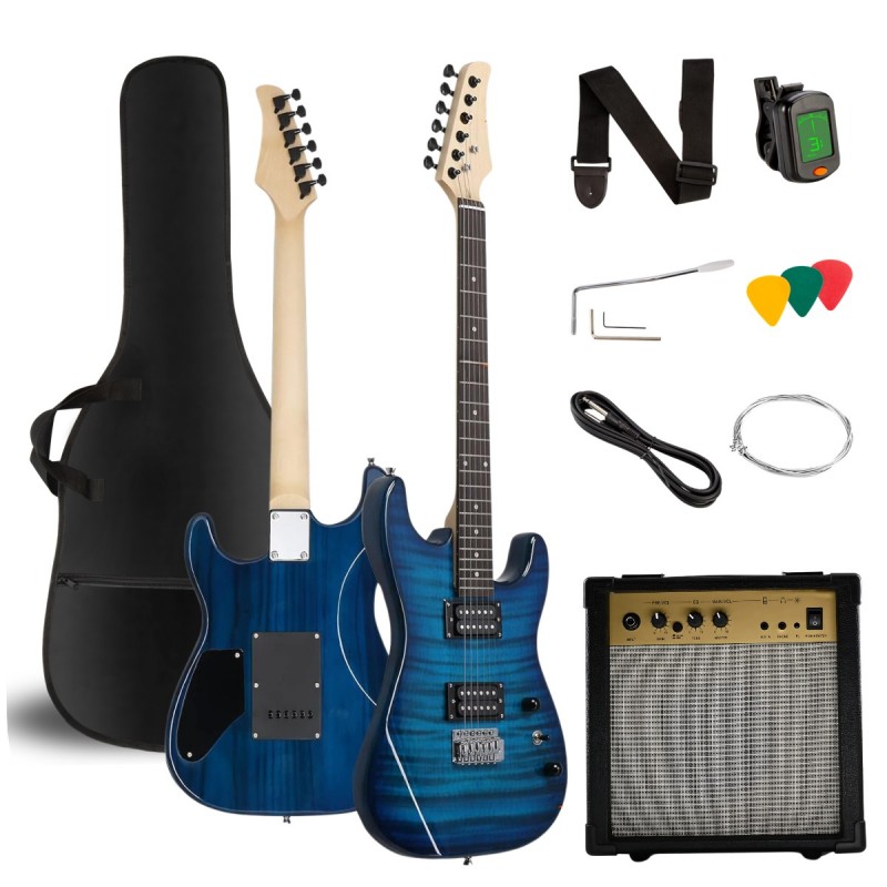 V-Tone EGW 39 BL - Gitara elektryczna 4/4 Stratocaster zestaw V-Tone EGW 39 BL - Gitara elektryczna 4/4 Stratocaster zestaw