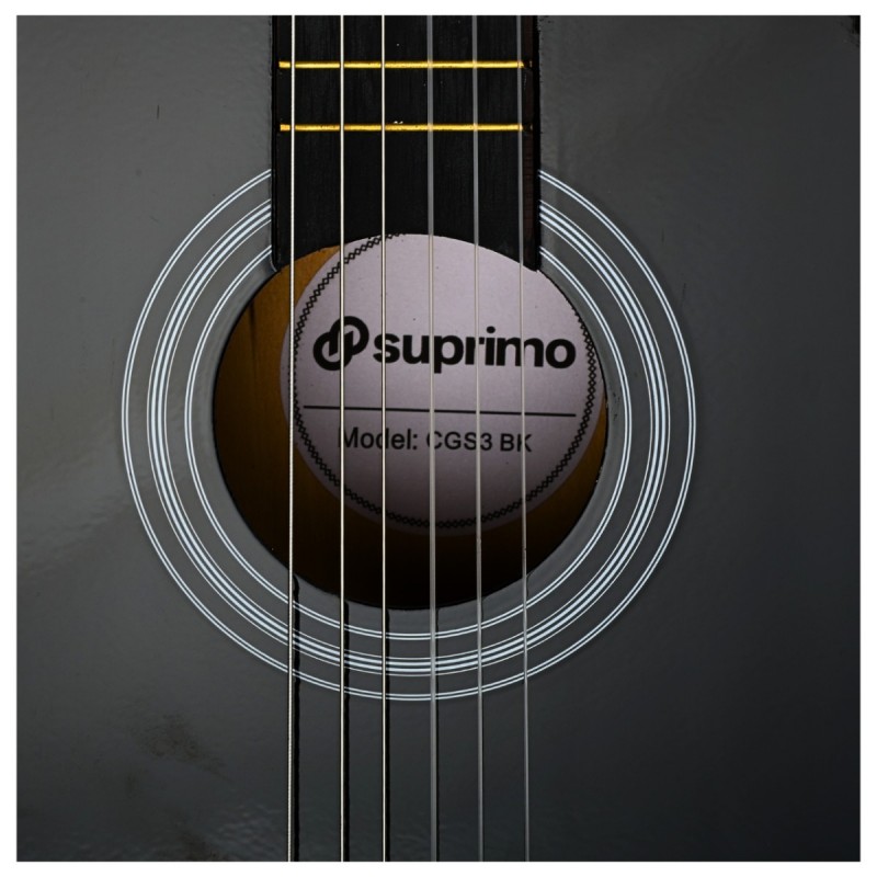 Suprimo CGS3 BK - Gitara klasyczna 4/4 zestaw Suprimo CGS3 BK - Gitara klasyczna 4/4 zestaw