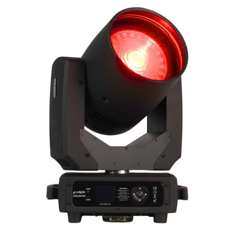 Evolights Galacto - Głowa ruchoma Beam Wash 120W RGBL LED + 24x0,1W RGB SMD5050 LED