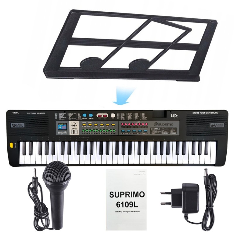 Suprimo 6109L - Keyboard dla dzieci Suprimo 6109L - Keyboard dla dzieci