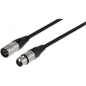 Monacor MECR-100slsSW - Kabel XLR 1m