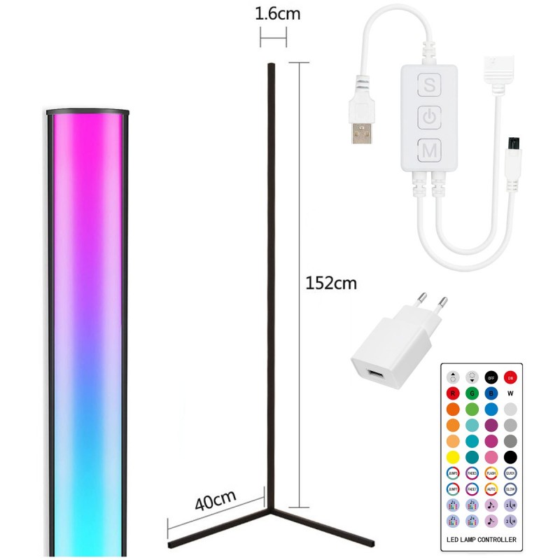 Light4Me Wall Pole 1 - Lampa podłogowa RGB LED Light4Me Wall Pole 1 - Lampa podłogowa RGB LED