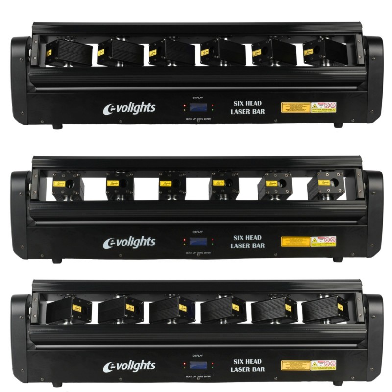 Evolights Laser M-Bar - Listwa laserowa ruchoma oświetlenie estradowe 3W RGB DMX Evolights Laser M-Bar - Listwa laserowa ruchoma oświetlenie estradowe 3W RGB DMX