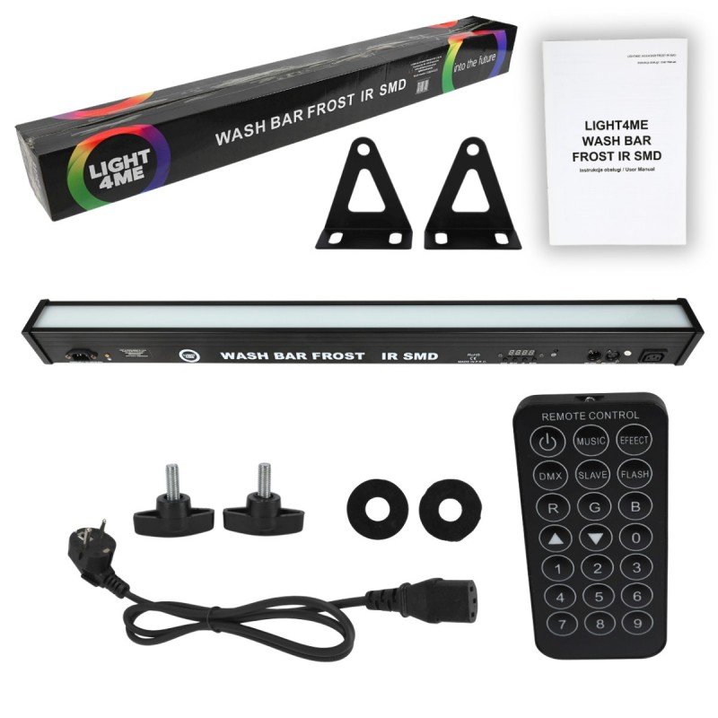 Light4Me Wash Bar Frost IR SMD - Listwa oświetleniowa 192x1,5W RGB SMD5050 LED Light4Me Wash Bar Frost IR SMD - Listwa oświetleniowa 192x1,5W RGB SMD5050 LED