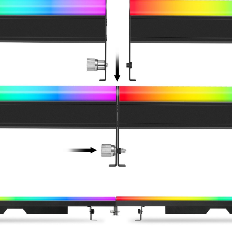 Light4Me Wash Aura RGB - Listwa oświetleniowa 90x0,5W SMD5050 LED Light4Me Wash Aura RGB - Listwa oświetleniowa 90x0,5W SMD5050 LED