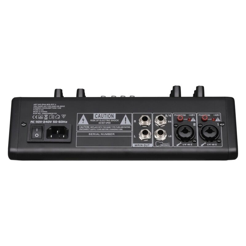 DNA Professional MIX-EFF 4 - Mikser audio analogowy