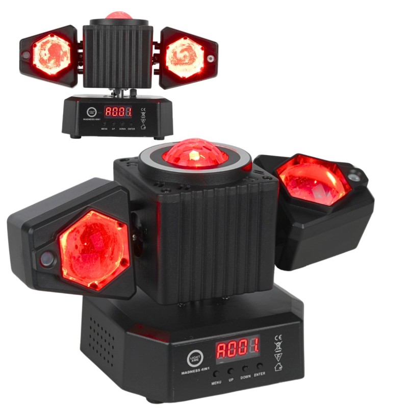 Light4Me Madness 4in1 - Multiefekt świetlny LED RGBW Light4Me Madness 4in1 - Multiefekt świetlny LED RGBW