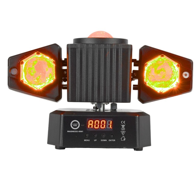 Light4Me Madness 4in1 - Multiefekt świetlny LED RGBW Light4Me Madness 4in1 - Multiefekt świetlny LED RGBW