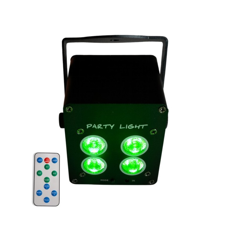 Light4Me Accu Par 4x3W - Reflektor akumulatorowy PAR 3600 mAh RGB LED Light4Me Accu Par 4x3W - Reflektor akumulatorowy PAR 3600 mAh RGB LED